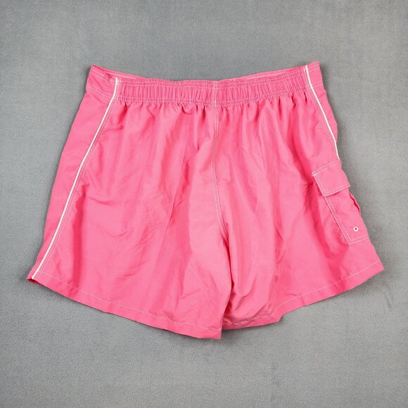 Raya Sun Swim Trunks Board Cargo Shorts Men's 1X Pink Stretch Waist Beach Surf - Picture 9 of 9